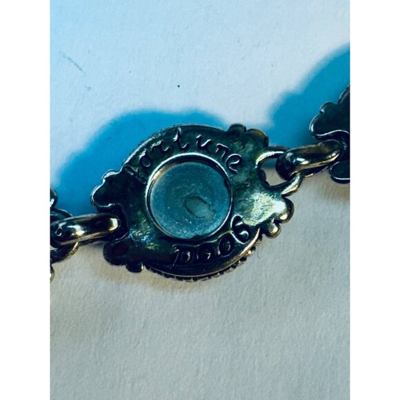Carolyn Pollack Sterling Silver 925 Turquoise & Mother of Pearl Toggle Bracelet - Picture 9 of 12